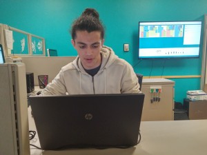 Chris Tello, a 2015 Sutherlin High grad, works as a tech assistant at the University of Oregon. Tello's experience in Sutherlin High CTE classes helped qualify him for the part-time job at U of O, where he's a freshman. 